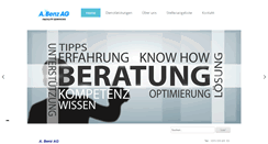 Desktop Screenshot of benzreinigung.ch